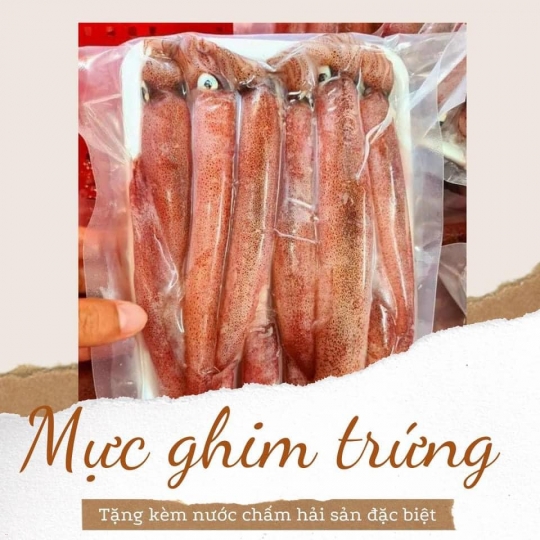 Mực ghim trứng